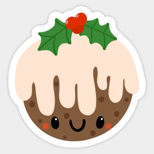 Christmas Pudding Sticker